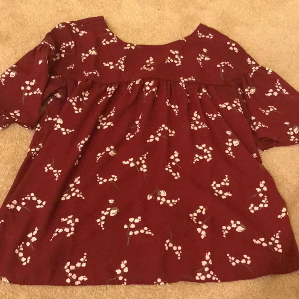 Red Loft Blouse